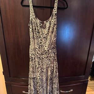 Jones New York animal print maxi dress